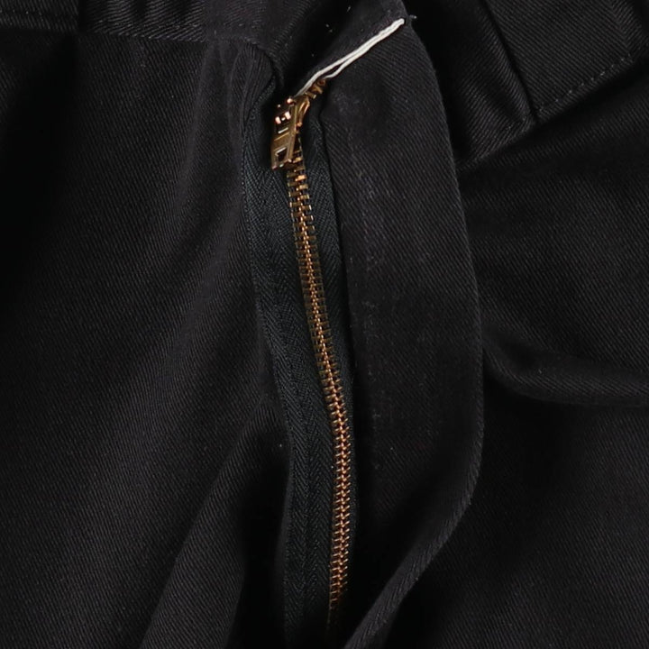 Dickies Work Pants Men's W37 polyester black type Vintage Second Hand