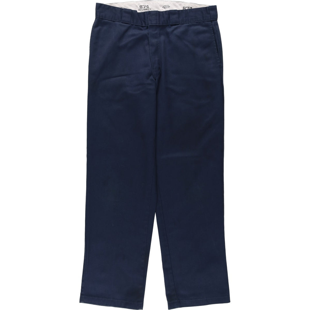 Dickies 874 Original Fit Work Pants, Men's, Size W34 unclear navy blue type Vintage Second Hand