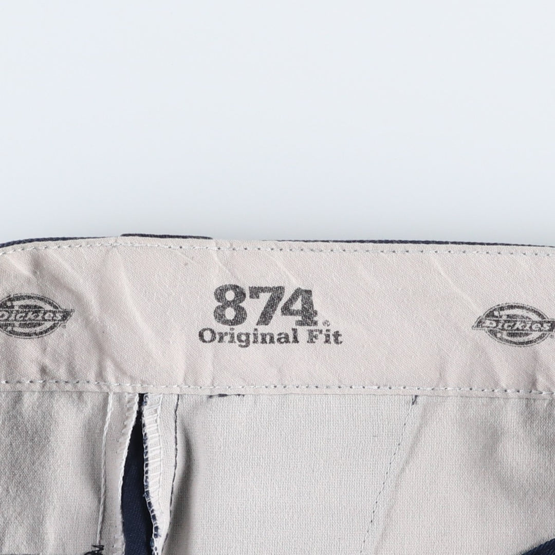 Dickies 874 Original Fit Work Pants, Men's, Size W34 unclear navy blue type Vintage Second Hand