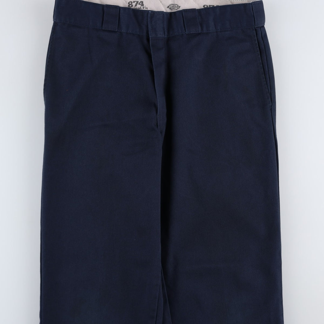 Dickies 874 Original Fit Work Pants, Men's, Size W34 unclear navy blue type Vintage Second Hand