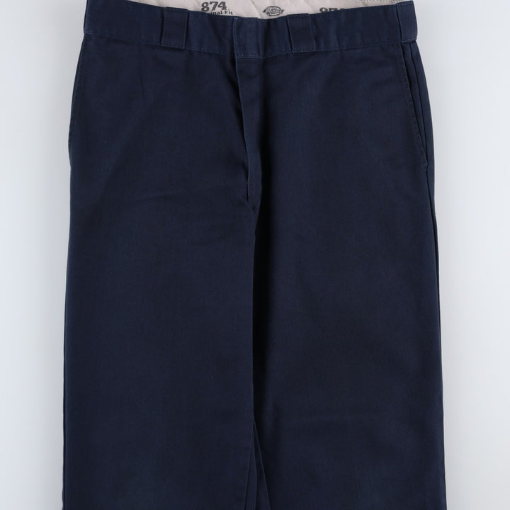 Dickies 874 Original Fit Work Pants, Men's, Size W34 unclear navy blue type Vintage Second Hand