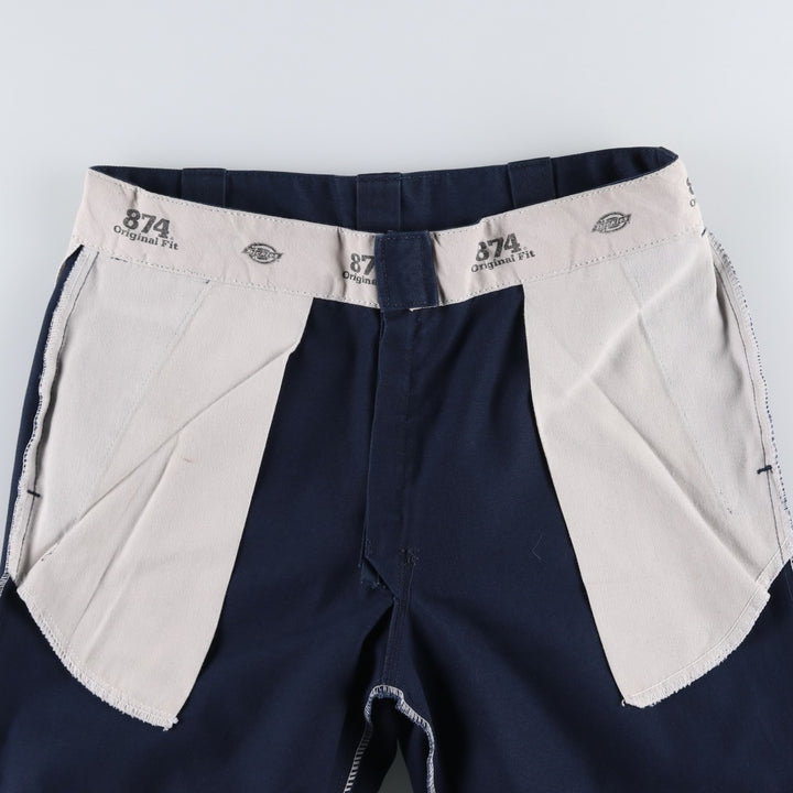 Dickies 874 Original Fit Work Pants, Men's, Size W34 unclear navy blue type Vintage Second Hand