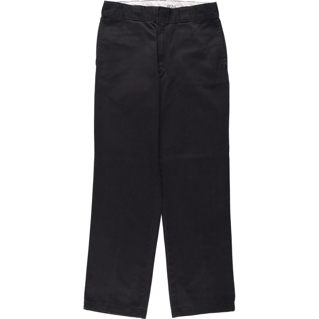 Dickies 874 Original Fit Work Pants for Men, W32 equivalent polyester black type Vintage Second Hand