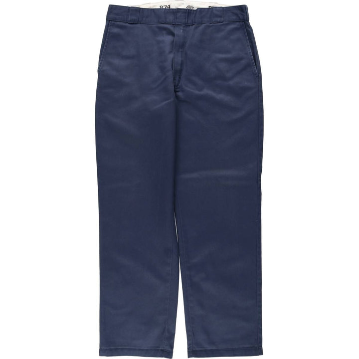 Dickies 874 Original Fit Work Pants for Men, W36 polyester blue type Vintage Second Hand