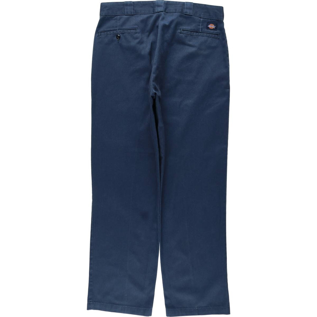 Dickies Work Pants Men's W36 cotton blue type Vintage Second Hand