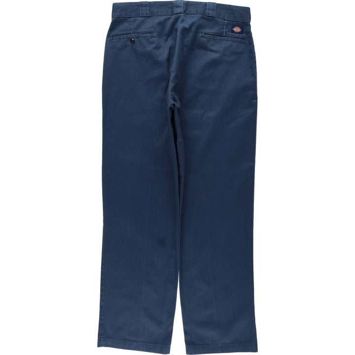Dickies Work Pants Men's W36 cotton blue type Vintage Second Hand
