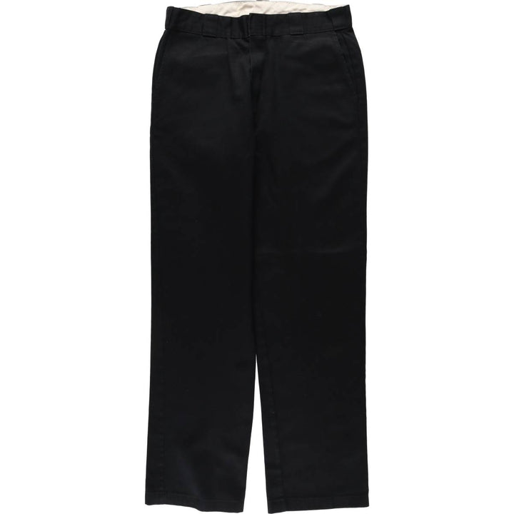 Dickies Work Pants Men's W34 cotton black type Vintage Second Hand