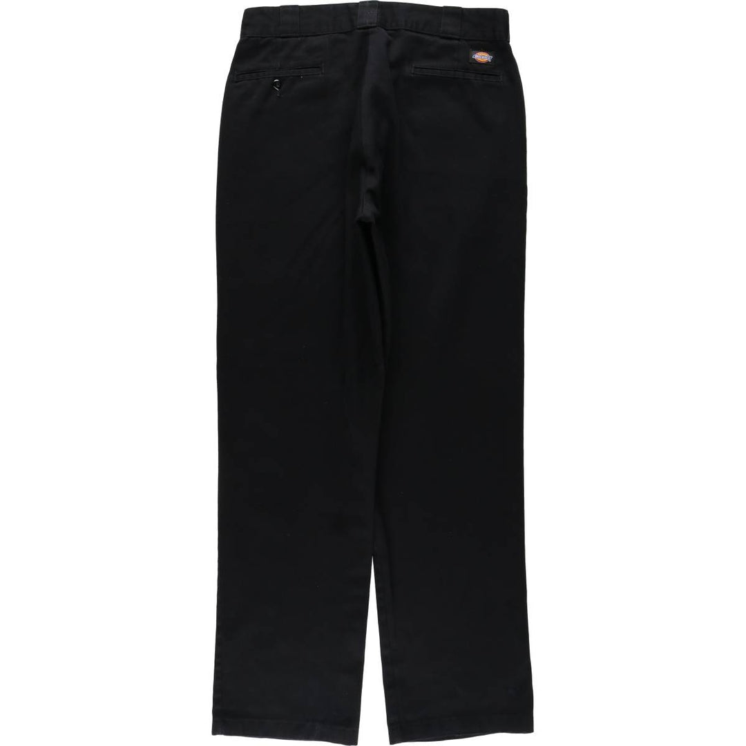Dickies Work Pants Men's W34 cotton black type Vintage Second Hand