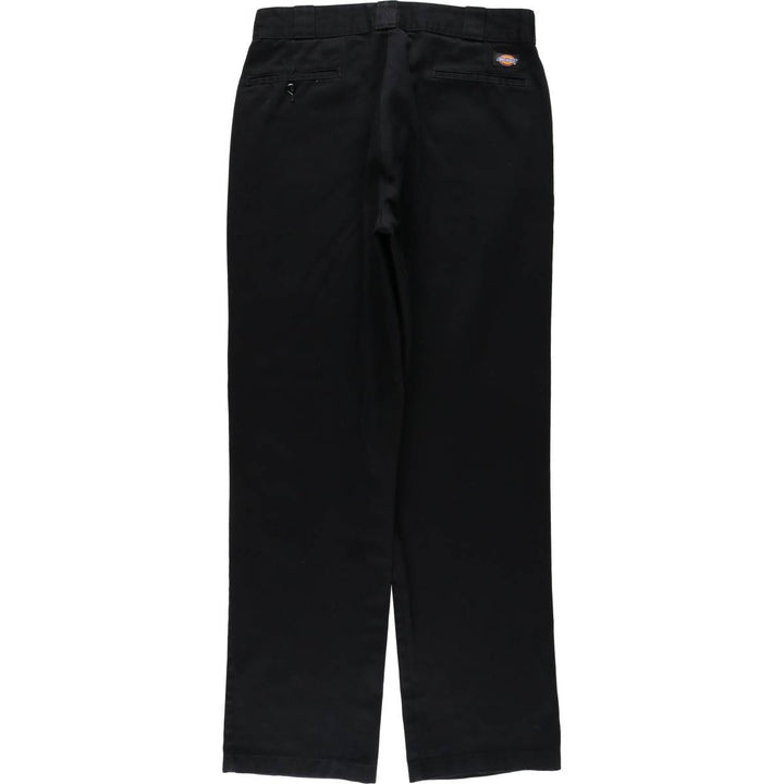 Dickies Work Pants Men's W34 cotton black type Vintage Second Hand