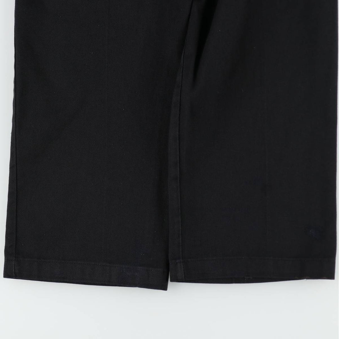 Dickies Work Pants Men's W34 cotton black type Vintage Second Hand