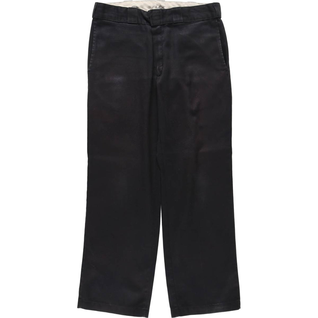Dickies 874 FLEX ORIGINAL FIT Work Pants for Men, W33 equivalent polyester black type Vintage Second Hand