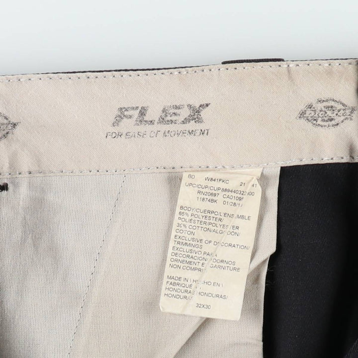 Dickies 874 FLEX ORIGINAL FIT Work Pants for Men, W33 equivalent polyester black type Vintage Second Hand