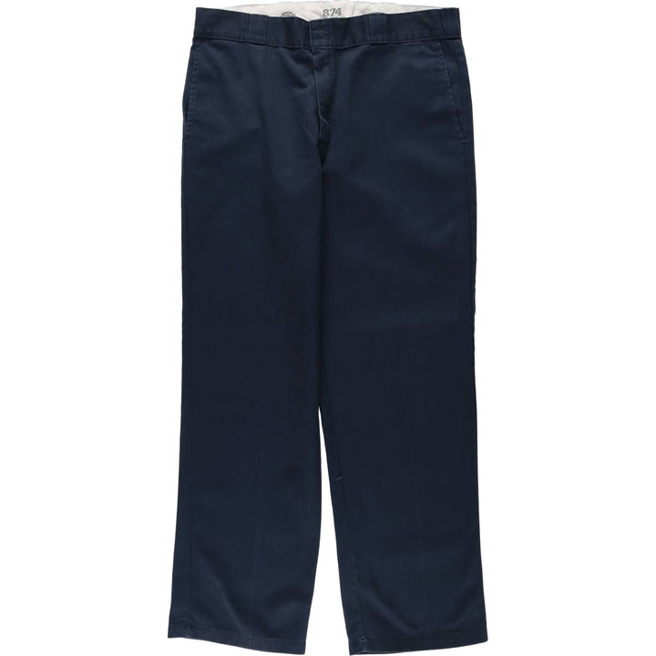 Dickies 874 Original Fit Work Pants for Men, W36 cotton navy blue type Vintage Second Hand