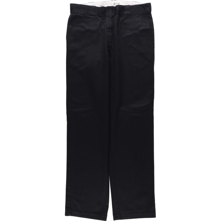 Dickies 874 Original Fit Work Pants, Men's, Size W34 polyester black type Vintage Second Hand