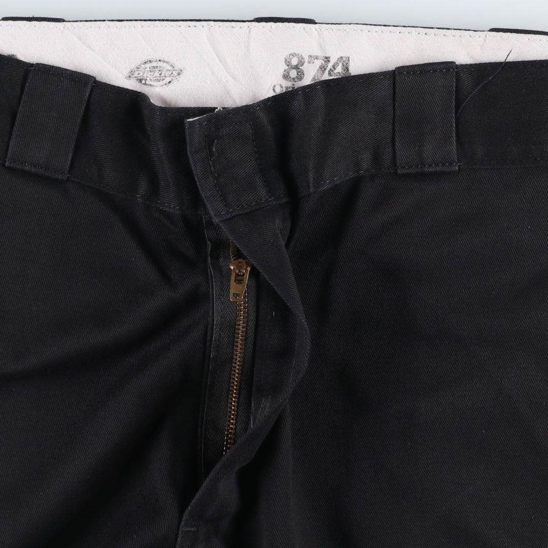Dickies 874 Original Fit Work Pants, Men's, Size W34 polyester black type Vintage Second Hand