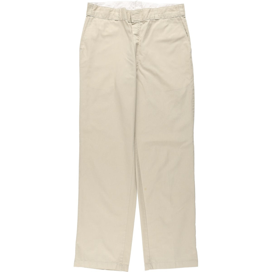 90'S Dickies Work Pants Made in USA Men's W34 Vintage unclear Beige type Vintage Second Hand