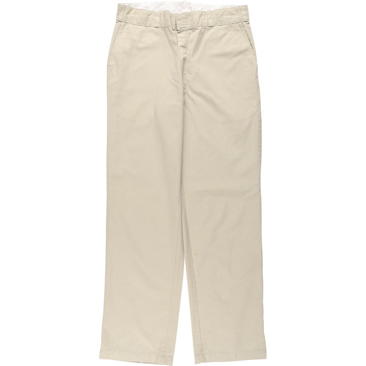 90'S Dickies Work Pants Made in USA Men's W34 Vintage unclear Beige type Vintage Second Hand