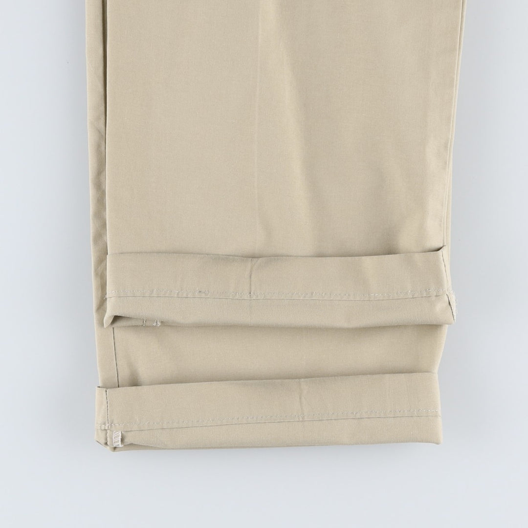 90'S Dickies Work Pants Made in USA Men's W34 Vintage unclear Beige type Vintage Second Hand
