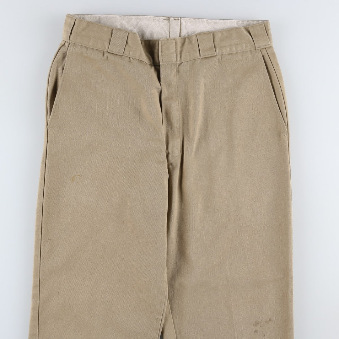 Dickies Work Pants Men's W33 Vintage unclear Beige type Vintage Second Hand