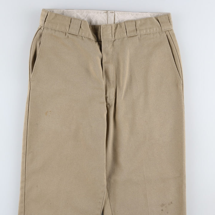 Dickies Work Pants Men's W33 Vintage unclear Beige type Vintage Second Hand