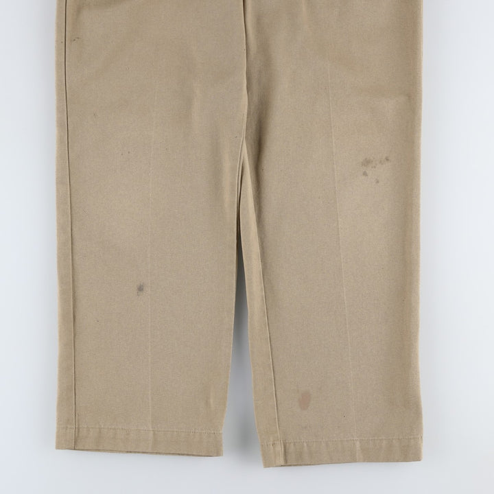 Dickies Work Pants Men's W33 Vintage unclear Beige type Vintage Second Hand
