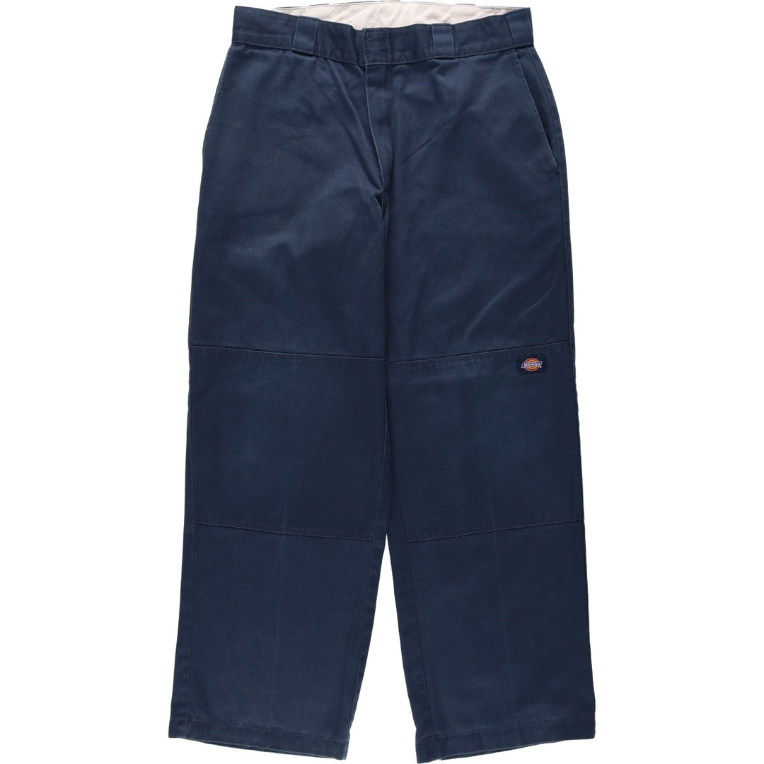 Dickies Double Knee Work Pants Men's W33 unclear navy blue type Vintage Second Hand