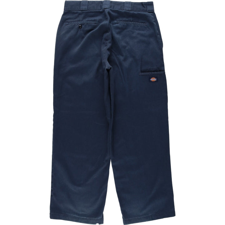 Dickies Double Knee Work Pants Men's W33 unclear navy blue type Vintage Second Hand