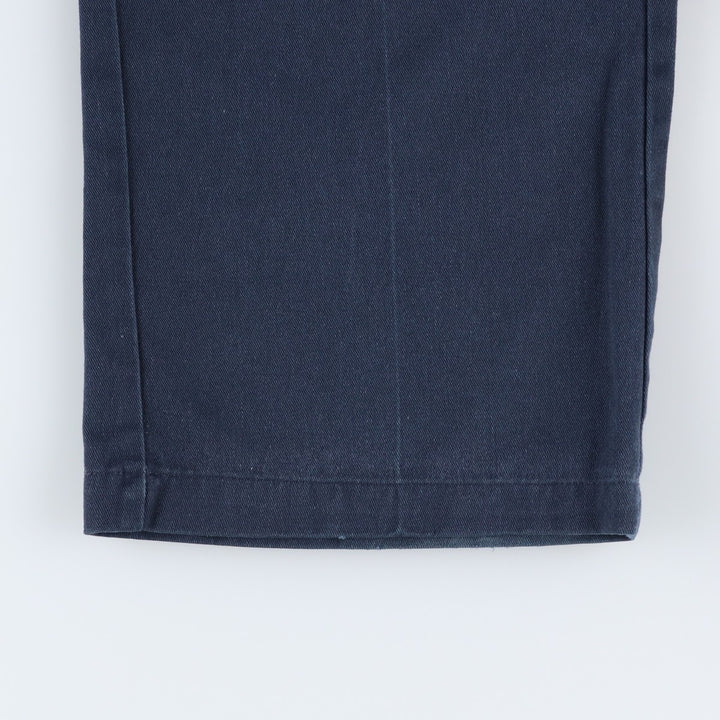Dickies Double Knee Work Pants Men's W33 unclear navy blue type Vintage Second Hand