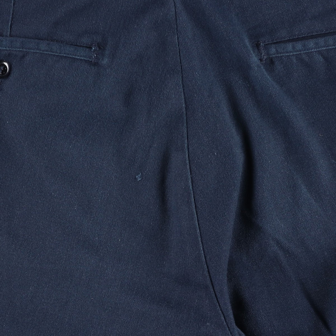 Dickies Double Knee Work Pants Men's W33 unclear navy blue type Vintage Second Hand