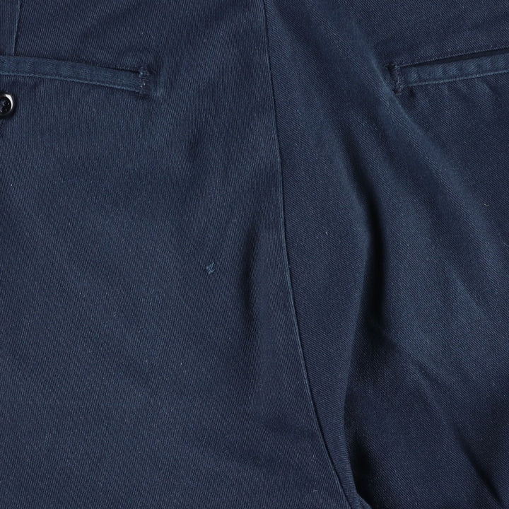 Dickies Double Knee Work Pants Men's W33 unclear navy blue type Vintage Second Hand