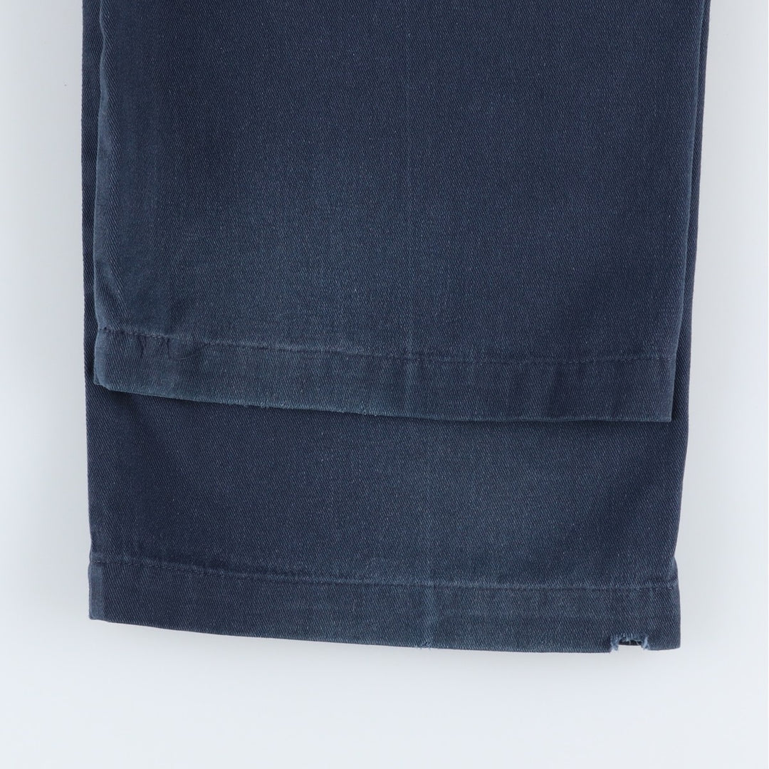 Dickies Double Knee Work Pants Men's W33 unclear navy blue type Vintage Second Hand