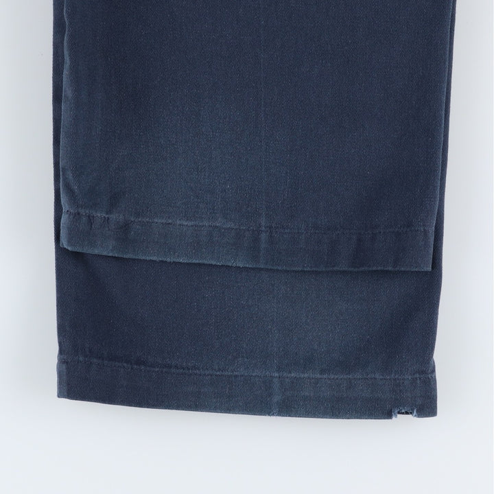 Dickies Double Knee Work Pants Men's W33 unclear navy blue type Vintage Second Hand