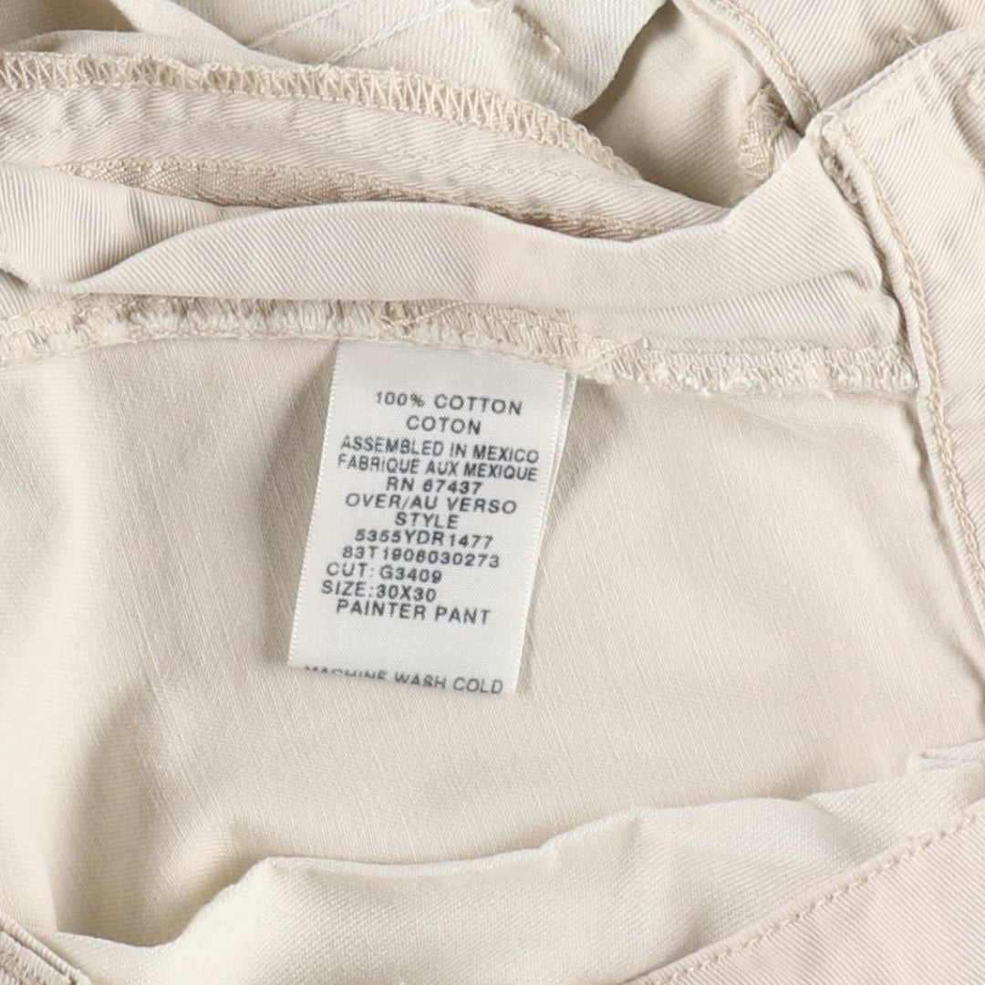 2000'S Ralph Lauren POLO JEANS COMPANY Painter Pants, Men's W33 (approx.) cotton Beige type Vintage Second Hand