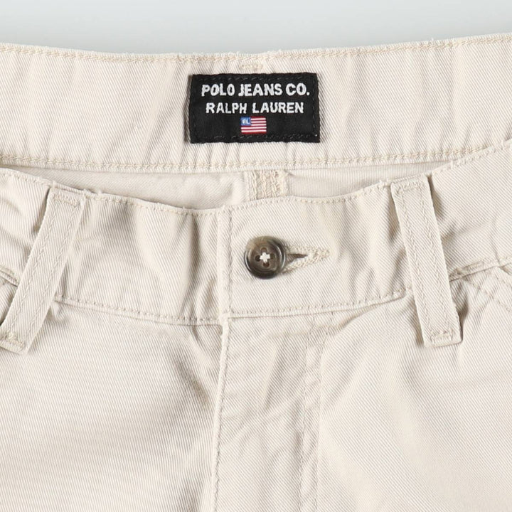 2000'S Ralph Lauren POLO JEANS COMPANY Painter Pants, Men's W33 (approx.) cotton Beige type Vintage Second Hand