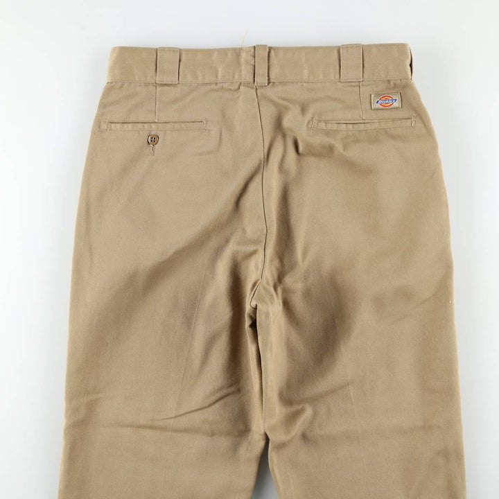 90'S Dickies Work Pants Made in USA Men's W34 Vintage polyester Beige type Vintage Second Hand