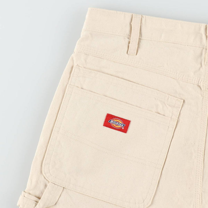 Dickies off-white painter pants, men's size W34 (approx.) cotton unbleached Vintage Second Hand