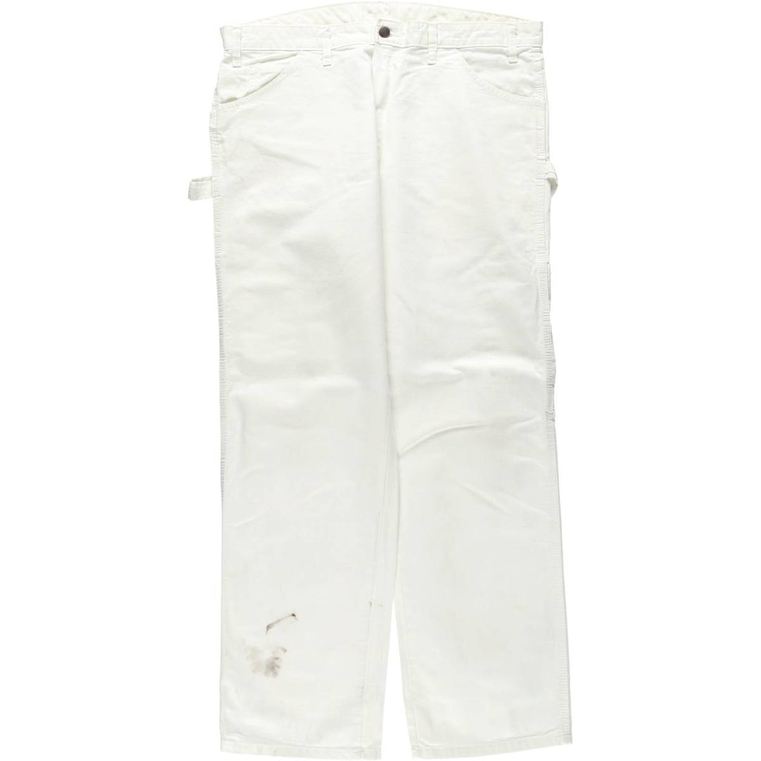 Dickies painter pants, men's size W39 (approx.) cotton white type Vintage Second Hand