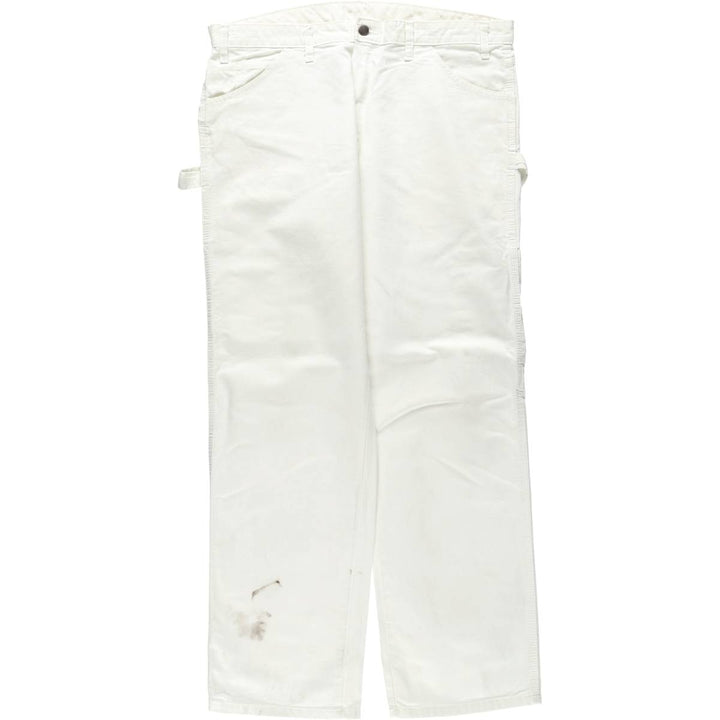 Dickies painter pants, men's size W39 (approx.) cotton white type Vintage Second Hand