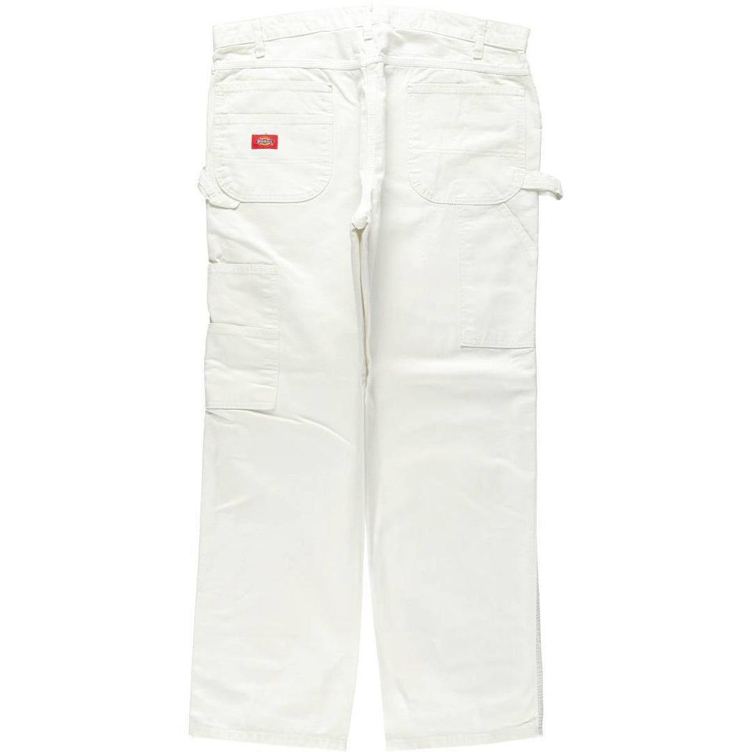 Dickies painter pants, men's size W39 (approx.) cotton white type Vintage Second Hand