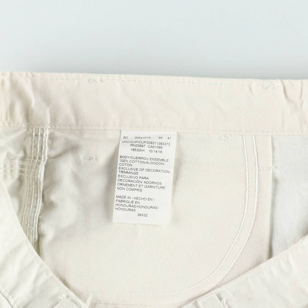 Dickies painter pants, men's size W39 (approx.) cotton white type Vintage Second Hand