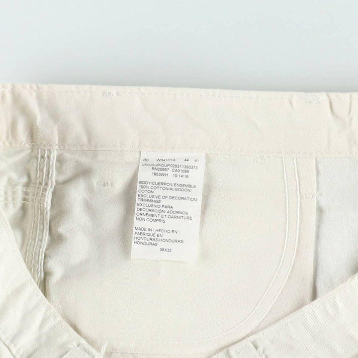 Dickies painter pants, men's size W39 (approx.) cotton white type Vintage Second Hand