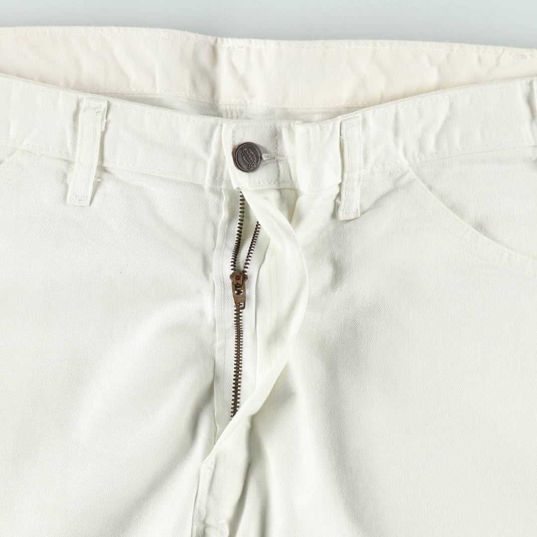 Dickies painter pants, men's size W39 (approx.) cotton white type Vintage Second Hand