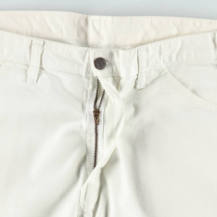 Dickies painter pants, men's size W39 (approx.) cotton white type Vintage Second Hand