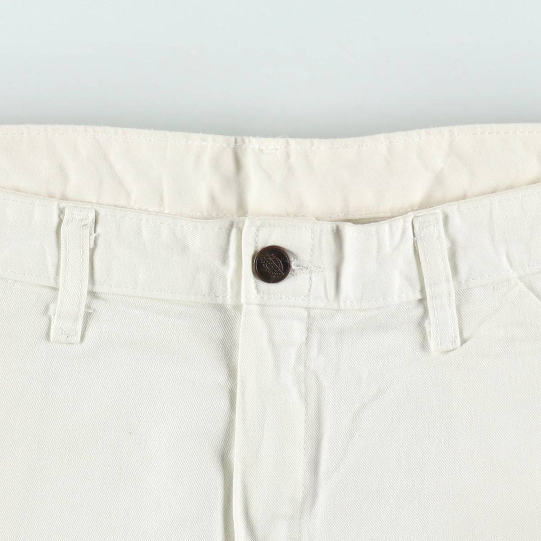 Dickies painter pants, men's size W39 (approx.) cotton white type Vintage Second Hand
