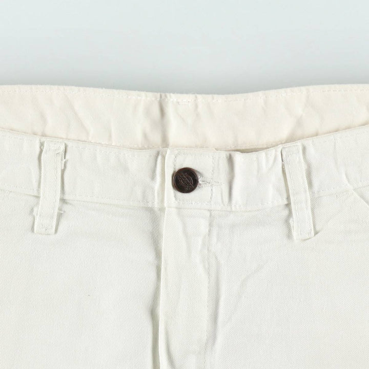 Dickies painter pants, men's size W39 (approx.) cotton white type Vintage Second Hand
