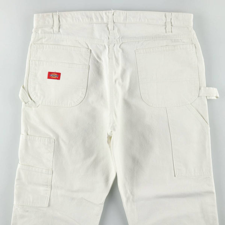 Dickies painter pants, men's size W39 (approx.) cotton white type Vintage Second Hand