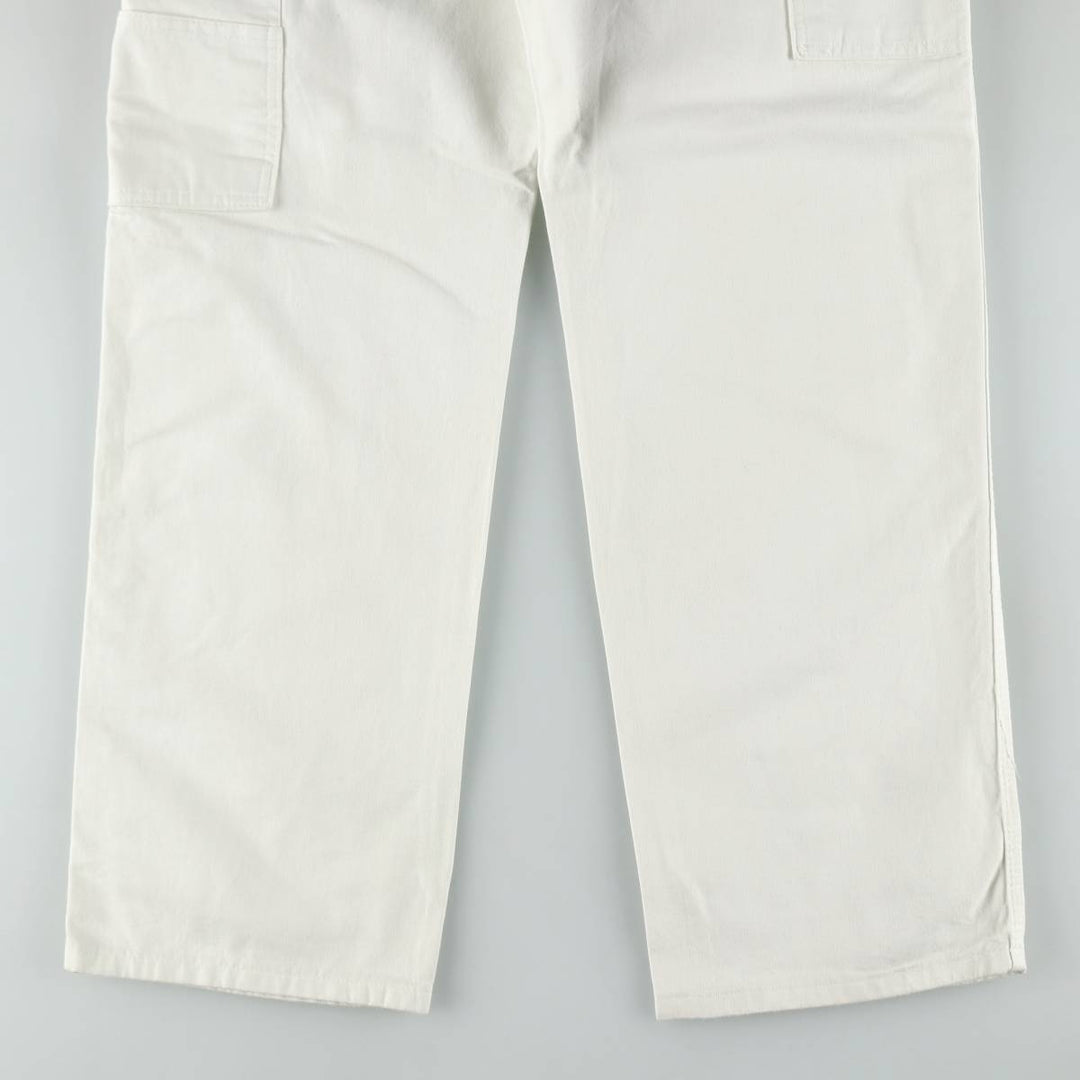 Dickies painter pants, men's size W39 (approx.) cotton white type Vintage Second Hand