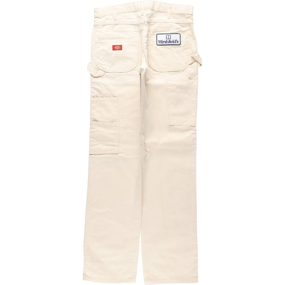 Dickies off-white painter pants, men's size W33 (approx.) cotton unbleached Vintage Second Hand