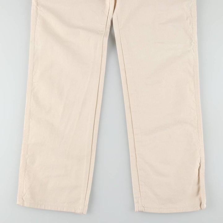 Dickies off-white painter pants, men's size W33 (approx.) cotton unbleached Vintage Second Hand