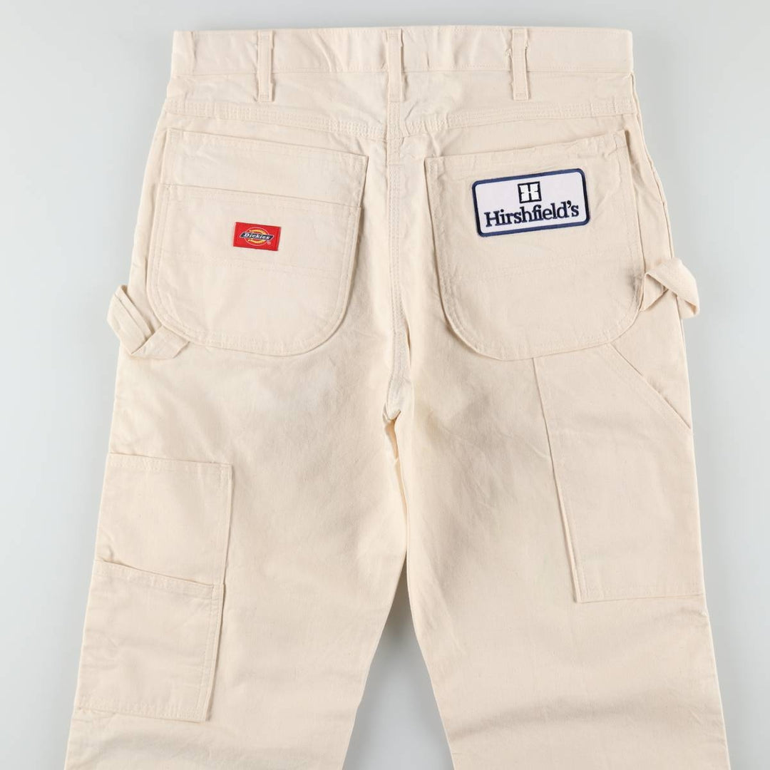 Dickies off-white painter pants, men's size W33 (approx.) cotton unbleached Vintage Second Hand